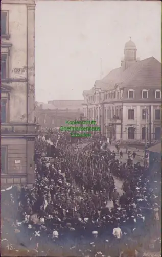164129 AK Görlitz Einzug der Griechen in Görlitz 1916 Fotokarte