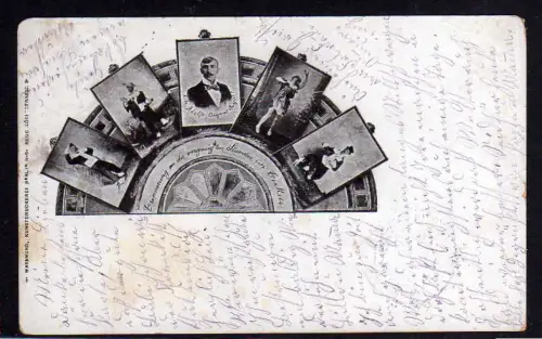 100442 AK Erinnerung an die vergnügten Stunden im Cirkus Verlag Wassmund Berlin