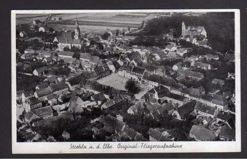 105939 AK Strehla an der Elbe 1942 Luftbild Fliegeraufnahme