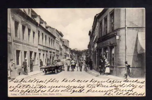 109831 AK Crossen Oder 1903 Dammstraße Destillation Krosno Odrzanskie