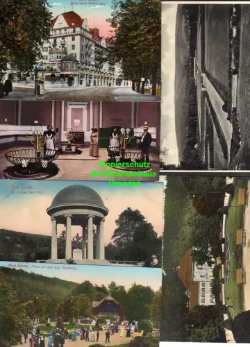 118949 6 AK Bad Elster Palast Hotel Wettiner Hof 1922 Albert Bad 1911 Stadion 19