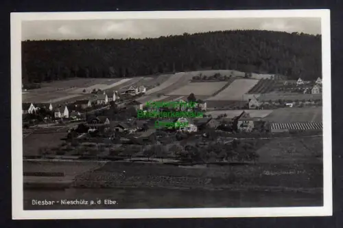 123889 AK Diesbar Nieschütz a. d. Elbe Fotokarte 1941