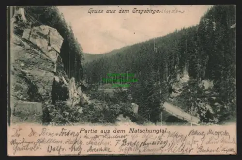 149336 AK Natschugtal Erzgebirge Freiberg 1903