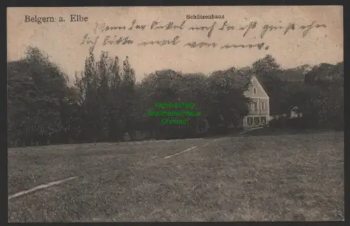 154066 AK Belgern a. Elbe Schützenhaus 1911