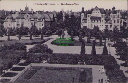162869 AK Dresden Striesen Waldersee-Platz 1928 301 Verlag Carl Döge, Dresden-N