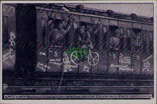 163197 AK Berlin Kriegs Karte 1914 K. Preussisches 2. Garde Reserve Artillerie