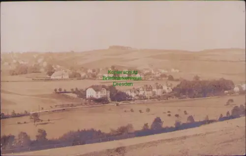 163601 AK Meinersdorf 1919 Fotokarte Panorama Bahnpost Chemnitz - Adorf