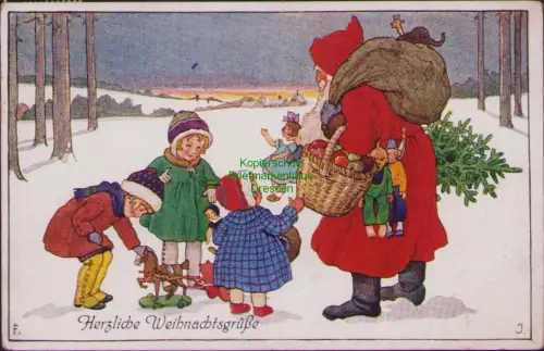 163879 AK Herzliche Weihnachtsgrüße Chemnitz 1930 Künstlerpostkarte
