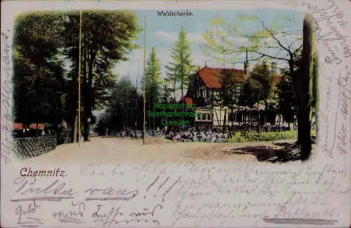166688 AK Chemnitz Waldschenke 1904