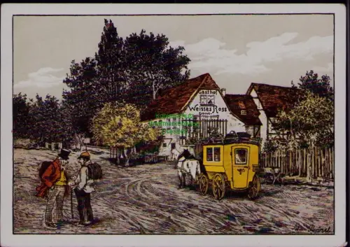 166645 AK 160 JAHRE Gasthof Weißes Roß Radebeul 1789-1949Herausgegeben zur Erin