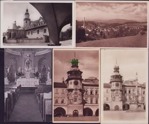 166968 5 AK Hostinne Arnau an der Elbe Kapelle im ursulinen Kloster Radnice Stad