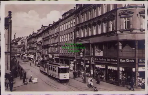 167221 AK Chemnitz Poststraße Parfümerie Hugo Görnitz Radio Henkel 1943