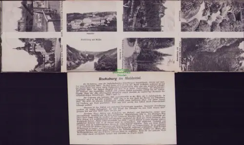 167380 AK Rochsburg mit Muldental Eingang zum Schloss um 1910 Amerika Brauseloch