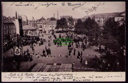 172993 AK Esch an der Alzette Esch-sur-Alzette 1908 Stadthausplatz Luxemburg