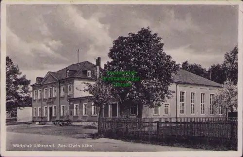 190271 AK Wildpark Röhrsdorf. Bes. Alwin Kühn Gasthaus WildparkRöhrsdorf b. Che