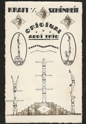 22548 AK Kraft Schönheit Original Addi Trio Moderner Kraftakt ungelaufen
