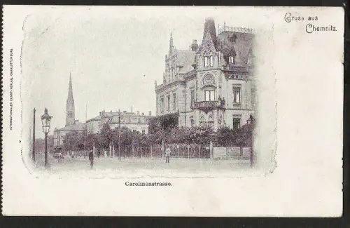 25101 AK Chemnitz Carolinenstrasse , ungelaufen