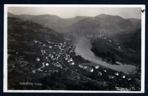 35649 AK Salesel Elbe Luftbild Flugzeugaufnahme um 1935