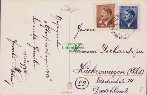 B17014 AK Tabor 1944 Böhmen & Mähren