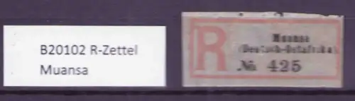 B20102 R-Zettel Muansa