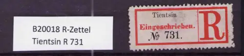 B20018 R-Zettel Tientsin R 731