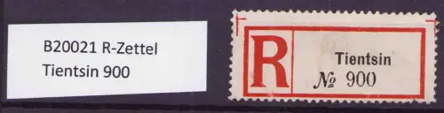 B20021 R-Zettel Tientsin 900