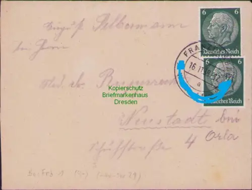 B21294 Brief Franzensbad Befreiungsstempel 1938