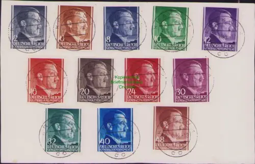 B22709 Generalgouvernement Krakau cc 1942 71 - 82