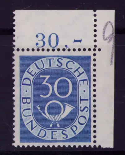 B23640 BRD 132 ** postfrisch einwandfrei gepr. Schlegel BPP Posthorn Bogenecke