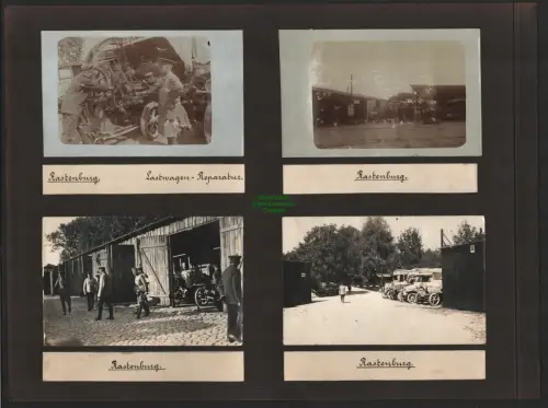 B8601 16 Fotos Rastenburg Militär Soldaten Kesselwagen Werkstatt Labor Fuhrpark