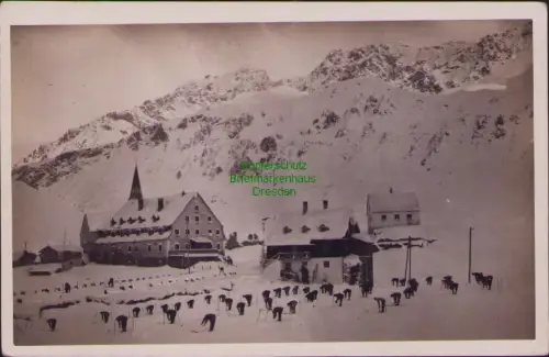 168394 AK St. Christoph am Arlberg 1927 Skikurs Fotokarte