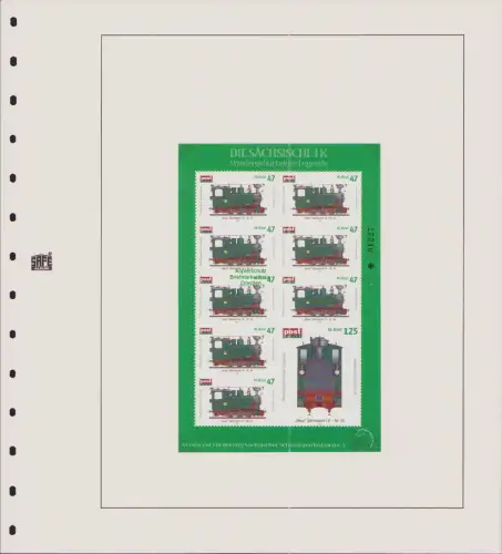 B-50278 Privatpost Post modern Chemnitz PostModern Die Sächsische IK Nr. 54 Lok