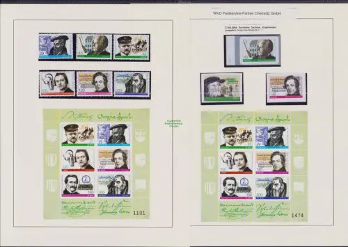 B-50288 Privatpost WVD Postservice Partner Chemnitz GmbH Postmodern 4 Seiten pos