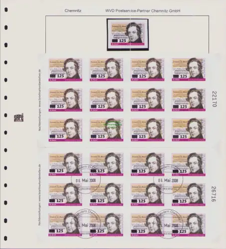 B-50291 Privatpost WVD Postservice Partner Chemnitz GmbH Postmodern August Horch