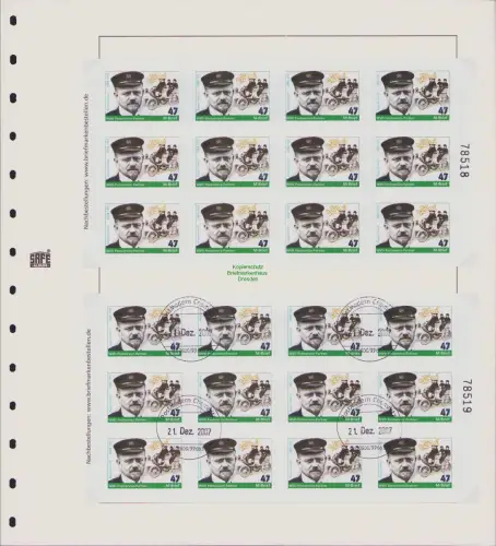 B-50291 Privatpost WVD Postservice Partner Chemnitz GmbH Postmodern Robert Schum