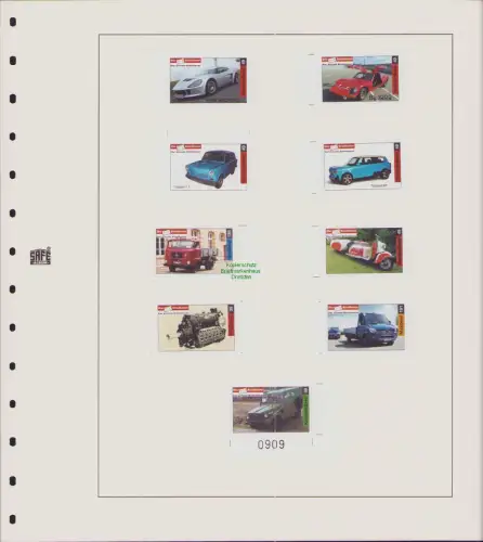 B-50300 Privatpost Die Briefboten Potsdam AutosRS 2000 RS 1000 Trabant 1.1 Traba