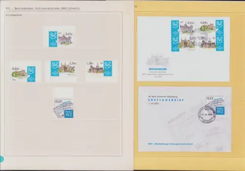 B-50303 Privatpost MVZ Mecklenburger Zeitungsvertriebs GmbH Schwerin 2004 2005 S