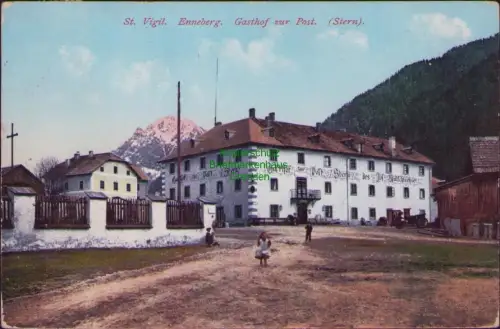 164797 AK St. Vigil. Enneberg Gasthof zur Post. (Stern) Gasthof Potter des Jour