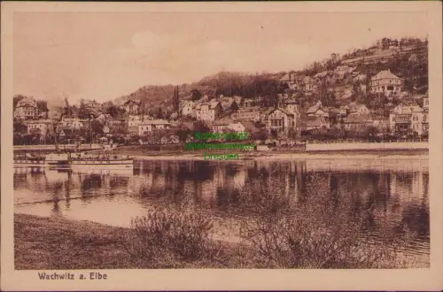 168580 AK Wachwitz a. Elbe um 1935