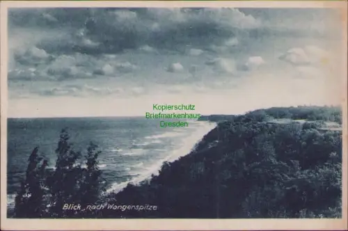 168510 AK Blick nach Wangerspitze um 1925 Samlandküste Opr.
