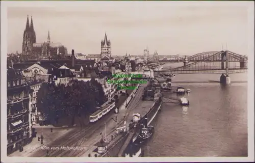 168568 AK Köln vom Malakoffturm 1930
