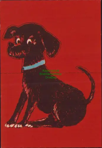 B23161 DDR Zeitgeschichte Bummi Postkarte Die ABC Zeitung Berlin 1968 … Weihnach