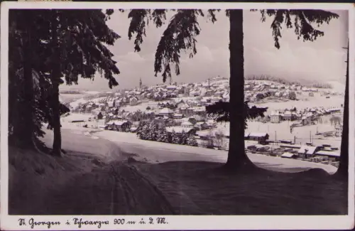 191670 AK St. Georgen i. Schwarzwald 1940 900 m in. d. M.