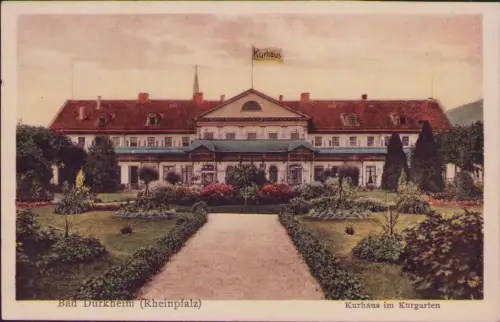 191715 AK Bad Durkheim (Rheinpfalz) 1940 Kurhaus im Kurgarten