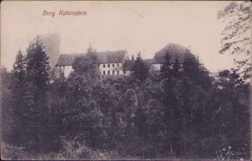 191716 AK Burg Rabenstein 1911