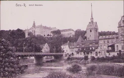 191718 AK Gera-R. Schloß Osterstein um 1910