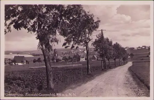191745 AK Osterzgebirge, Zinnwald-Georgenfeld, 808 m ü. N. N. 1938