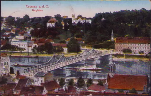 191870 AK Crossen a. d. O. 1919 Berglehne