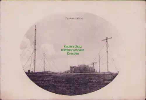 192366 AK Funkenstation Nauen um 1920 Großfunkstelle Nauen bei Berlin