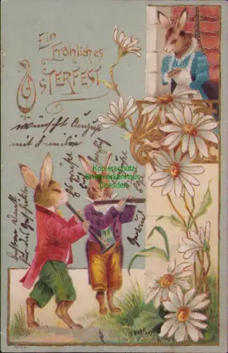 192409 AK Ein Fröhliches OSTERFESTStuttgart 1905